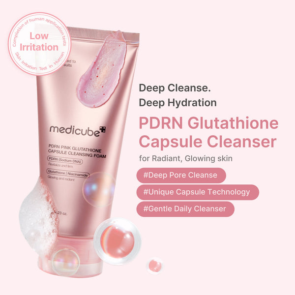 PDRN Pink Glutathione Capsule Foam Cleanser alternate view